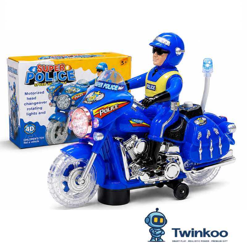 Police Rider – Moto de Police pour Enfants