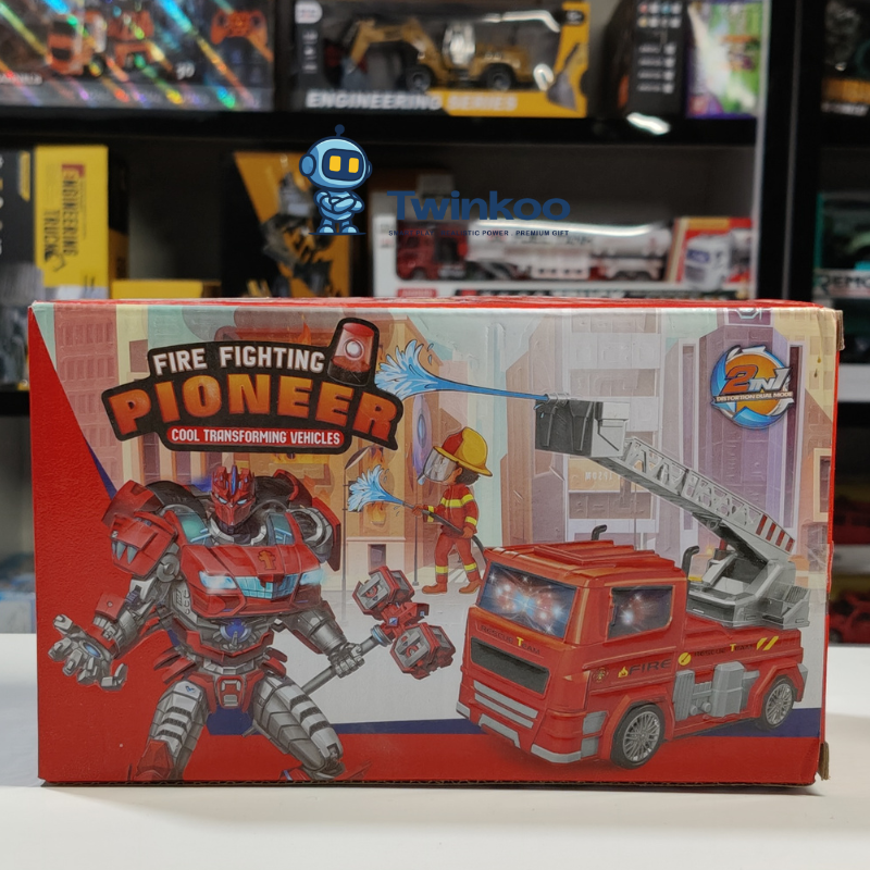Camion  pompiers- transforme en robot