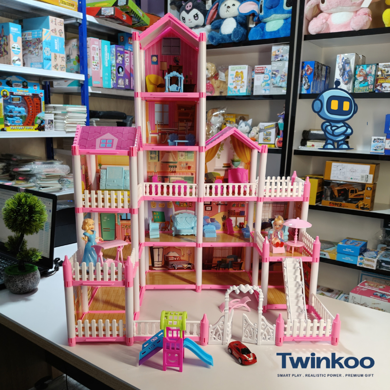 Grande Villa Barbie – 310 pièces 🏠🎀