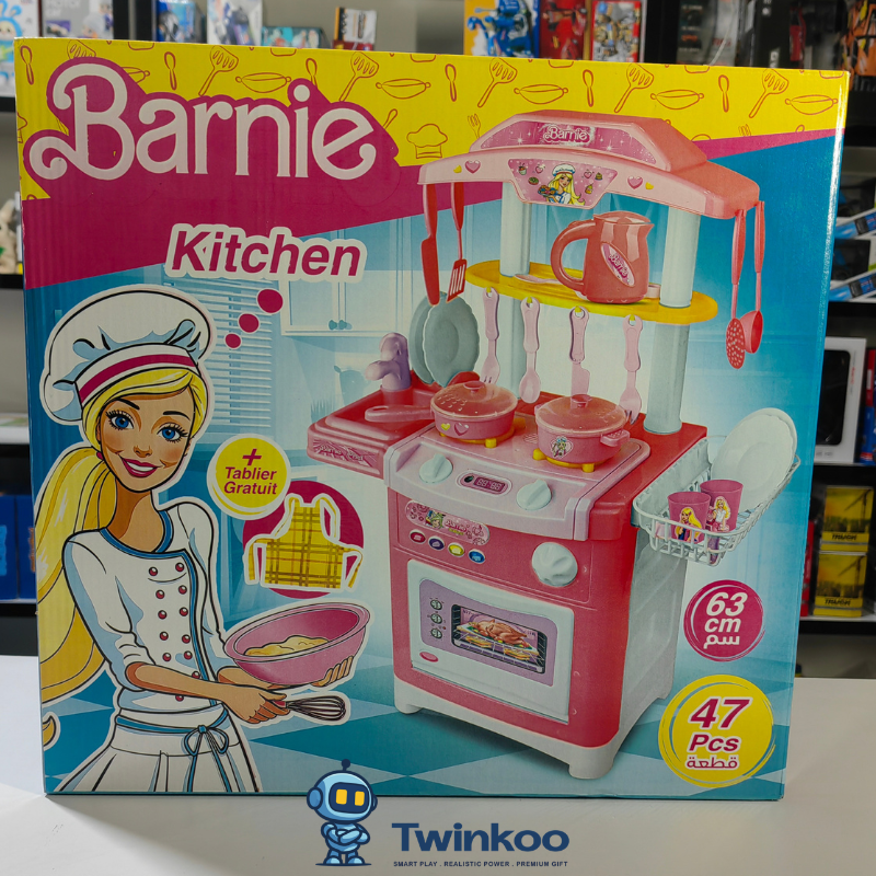 Cuisine barby pour filles – 47 pièces