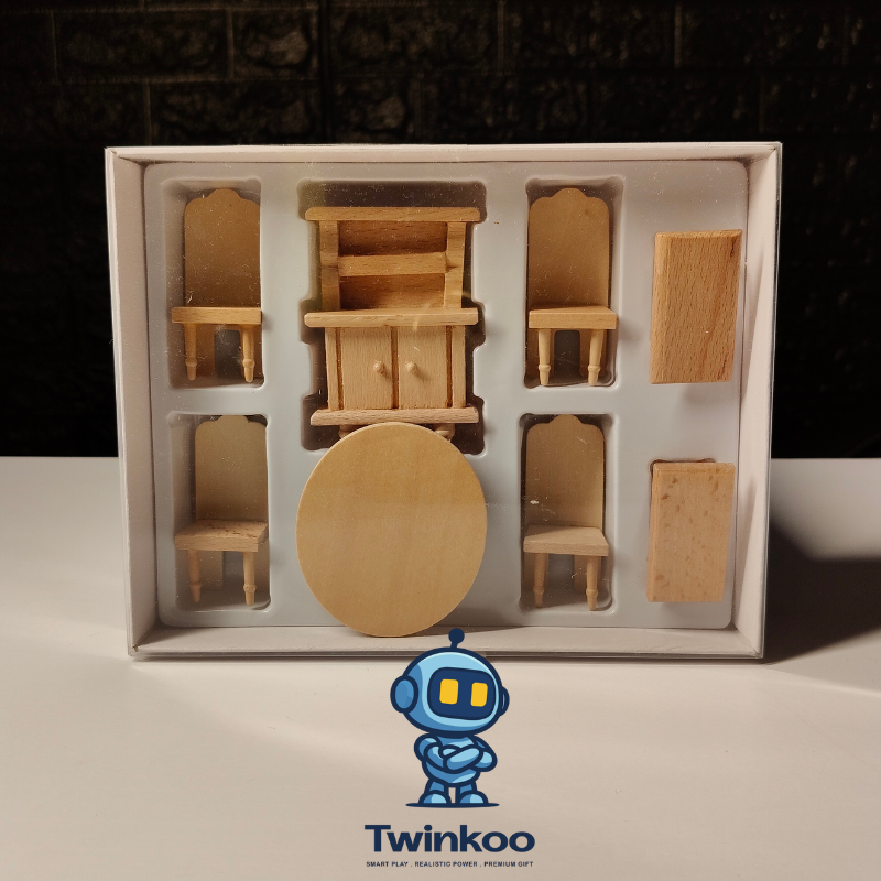 Mobilier miniature en bois
