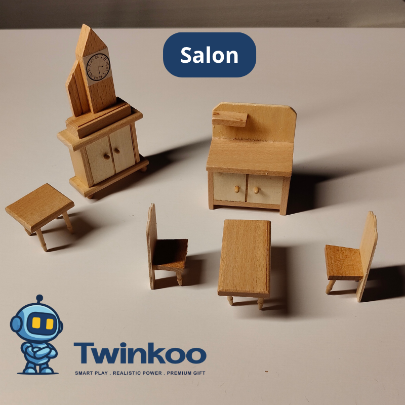 Mobilier miniature en bois