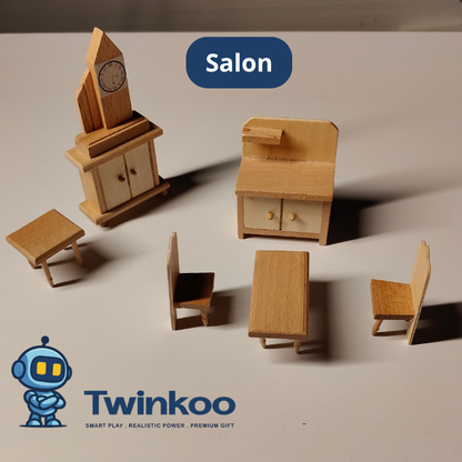 Mobilier miniature en bois
