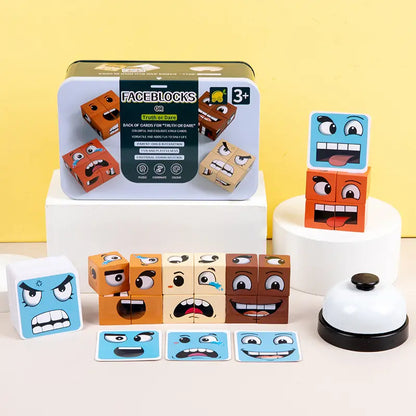 Faceblocks لعبة الوجوه