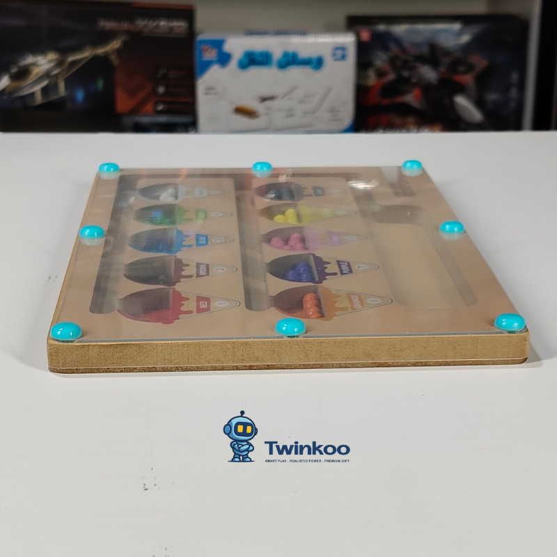 Jeu Montessori magnétique de tri des couleurs