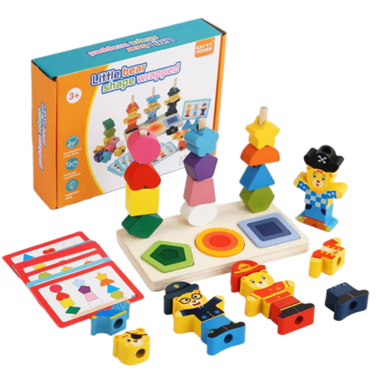 Jeu éducatif Petit Ours pour les formes et les couleurs